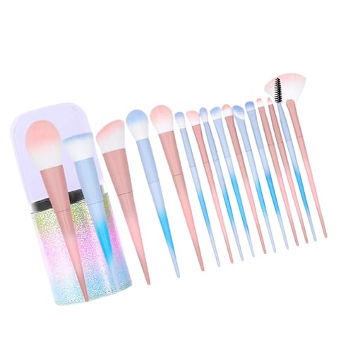 16-teiliges Make-up-Pinsel-Set für das gesamte Gesicht, Lidschatten-Pinsel, Basis-Pinsel-Set, Kosmetikpinsel für Damen von Mllepjdh