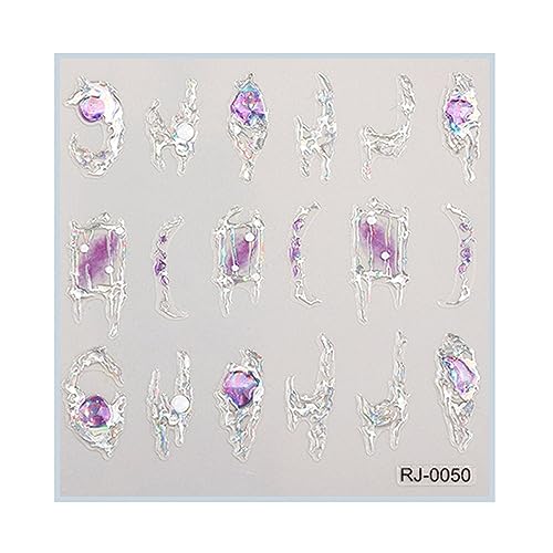 5D Geprägte Nagelkunst Aufkleber Diamant Designs Nagelaufkleber Selbstklebende Nageldesign Aufkleber Für Nagelkunst Dekorationen von Mllepjdh