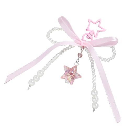 Ästhetischer Schlüsselringhandtasche Charme Bögen Schlüsselbeutel Dekorationen Star Car Schlüsselkette Für Frauen Und Mädchen Keyring Sternstar Schlüsselanhänger Ästhetische Schlüsselketten Bag von Mllepjdh