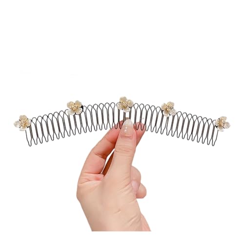 Blumenhaarklammern Haare Finishing Fixer Kamm Dehnbar Unsichtbare Stifte Die Für Hochzeiten Geeignet Sind Und Täglich Unsichtbare Clips Blumen Fixer Kammzubehör Für Mädchen Verwenden von Mllepjdh