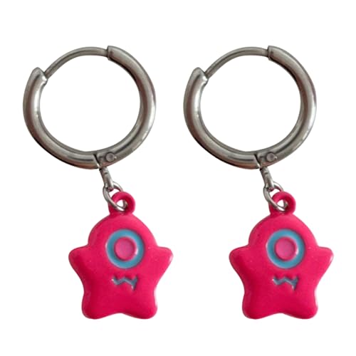 Cartoon Hoop Ohrringe Süße Kühle Ohrschnalle Für Frauen Mädchen Kinder Einäugige Anhänger Dangle Halloween Geschenk Frauen Baumeln von Mllepjdh