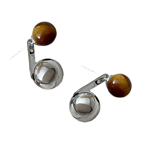 Einzigartige Kristallsteinohrringe Bequeme Kristallsteinohrohrstifte Für Tägliche Pendel Und Event Tiger Auge von Mllepjdh