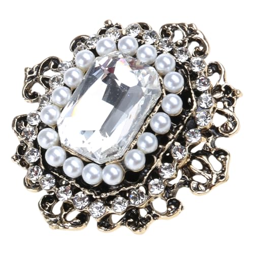 Elegante Kristallbrosche Handgefertigte Modekleidung Schmuck Schmuck Accessoire Legierung Textur Geschenk Für Mode Individuum Kristall von Mllepjdh