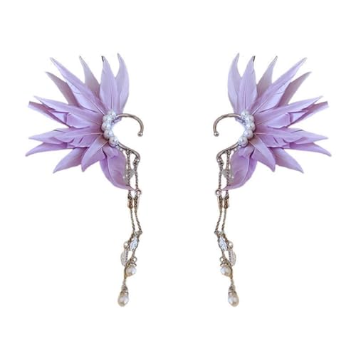 Elegante Quasten Rivet Hanging Ohrringe Dynamic Mode Schmuck Accessoire Tragbar Für Trendsetters Stilvolle Outfits Jugendliche Modeohrringe von Mllepjdh