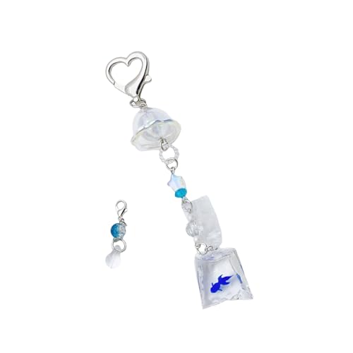 Eleganter Herz-Schlüsselanhänger mit einzigartigem Perlen-Design für den täglichen Gebrauch und besondere Anlässe, einzigartiges Geschenk, フリーサイズ von Mllepjdh