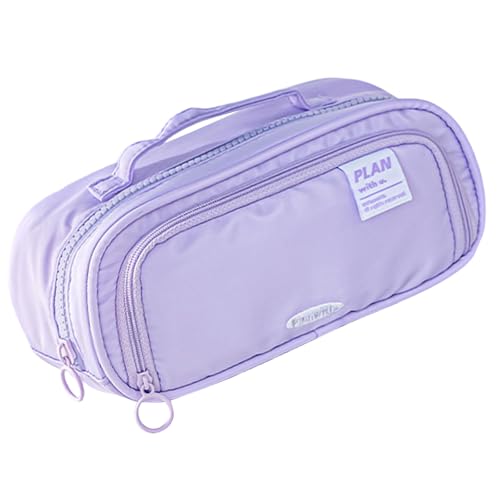 Erweiterbares Federmäppchen, großes Fassungsvermögen, Stifteetui, ästhetische Stifttasche, einfache Schreibwarentasche von Mllepjdh