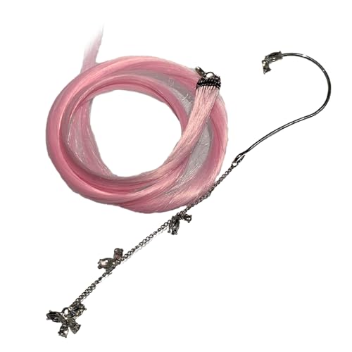 Fashion Langes Haargirlohrohr Haken Süßer Mädchen Anhänger Mit Langen Haaren Handgefertigte Ohrringe Für Partykostümzubehör Perücken Färben Haken Kostüm Ohrringe von Mllepjdh