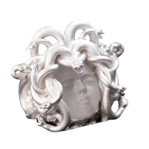 Griechische Königin Schlange Gothische Ringe Für Männer Und Frauen Stilvoll Unisex Ancient Coin Accessoire Elegantes Partyzubehör Schlange von Mllepjdh