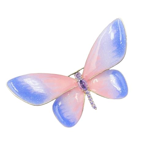 Lebendige Metamorphose Butterfly Kupferbrosche | Eleganter Gradientenschmuck Für Stilvolle Frauen Und Formale Tragen Schicker Schmetterlingsnadel von Mllepjdh