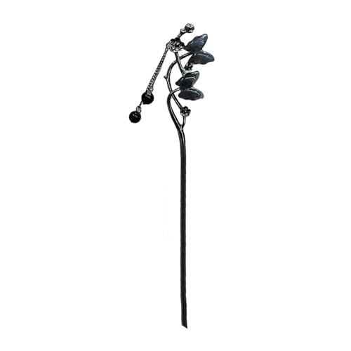 Lockiges Haar, Kopfschmuck, kleine Menge, einfache Haarspange, fließende Quasten, Haarnadel mit Schmetterlings-Anhänger, einzigartige Haarspange von Mllepjdh