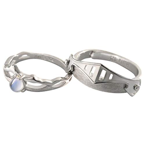Mllepjdh 2 Stück Prinzessin Und Ritterpaar Ringe Vintage Moonstone Verstellbare Offene Band Schmuckgeschenke Für Jungen Mädchen Verstellbare Knöchelringe Für Frauen Mllepjdh 2 Stück Prinzessin Und Ritterpaar Ringe Vintage Moonstone Verstellbare Offene Band Schmuckgeschenke Für Jungen Mädchen Verstellbare Knöchelringe Für Frauen von Mllepjdh