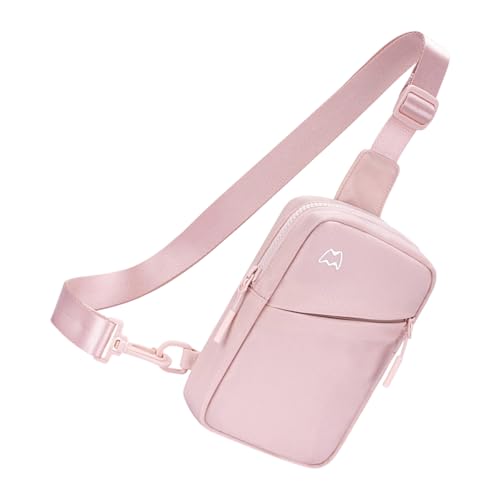 Mllepjdh Bequeme Unisex Umhängetasche Mit Belüftetem Rückfeld Und Unterstützende Struktur Zum Ausführen Von Wanderabenteuern Unisex Crossbody Phone Pack von Mllepjdh