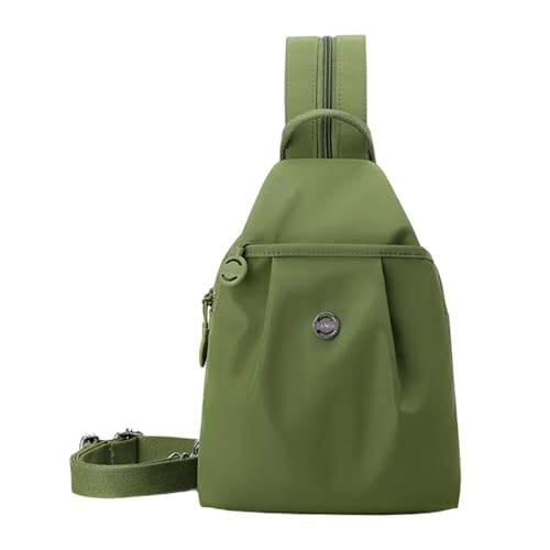 Mllepjdh Crossbody Slings Bag Für Männer Frauen Kleine Rucksack Umhängetasche Handtasche Trendy Brust Daypack Mit Reißverschlussgurt Brust Daypack Mit Reißverschlussgurt von Mllepjdh