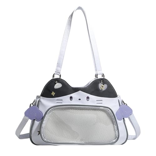 Mllepjdh Damen Itabag Toted Bag Itabags Crossbody Bags Handtaschen Stachel Transparente Taschenumhängetaschen Für Anime Display Itabag Umhängetasche von Mllepjdh