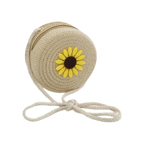 Mllepjdh Freundliche Handgefertigte STRAW CROSBODBODS Geldbörse Für Kinder Leichtes Praktische Umhängetasche Ideal Die Schule Schule Kinderbeutel Von Kindern von Mllepjdh