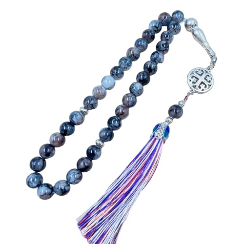 Mllepjdh Gebetsperlen Armband Perlen Armband Religiöse Handgelenk Schmuck Religiöse Accessoire Glas Textur Geeignet Für Tägliche Spirituelle Meditationsperlen von Mllepjdh