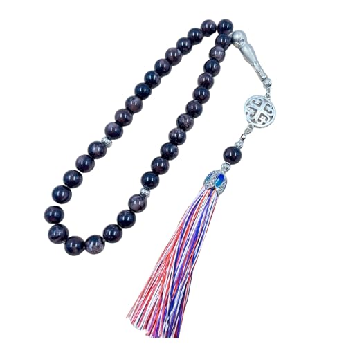Mllepjdh Gebetsperlen Armband Perlen Armband Religiöse Handgelenk Schmuck Religiöse Accessoire Glas Textur Geeignet Für Tägliche Spirituelle Meditationsperlen von Mllepjdh