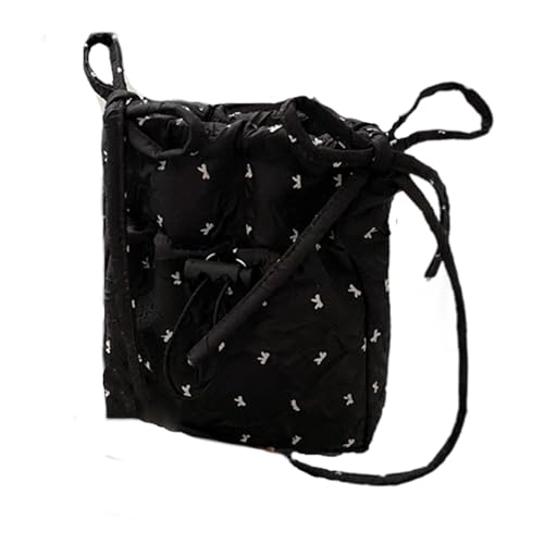 Mllepjdh Kleine Crossbody Taschen Für Frauen Handys Geldbörsen Gesteppte Puffer Umhängetasche Handtaschen Reisen Bag Bowknot Unterarm Crossbody Für Frauen von Mllepjdh