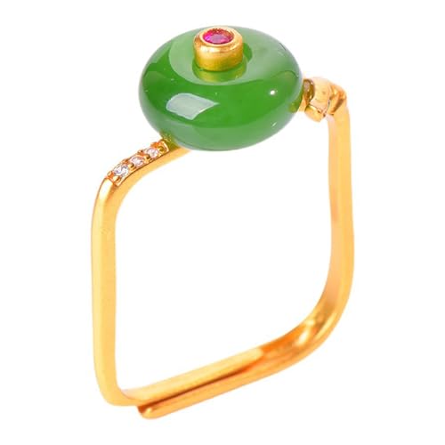 Mllepjdh Natural Hetian Jade Schmuck Einzigartige Und Verstellbare Frauenparty Finger Accessoire Event Mllepjdh Natural Hetian Jade Schmuck Einzigartige Und Verstellbare Frauenparty Finger Accessoire Event von Mllepjdh