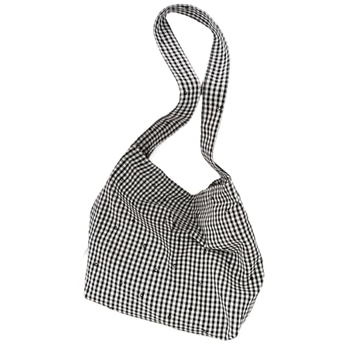 Mllepjdh Praktische Polyester Crossbody Bag Bequeme Riemenwind Umhängetaschen Satchel Stoff Aufbewahrung Täglich Essentielle Polyesterbeutel Mit Mehreren Taschen von Mllepjdh