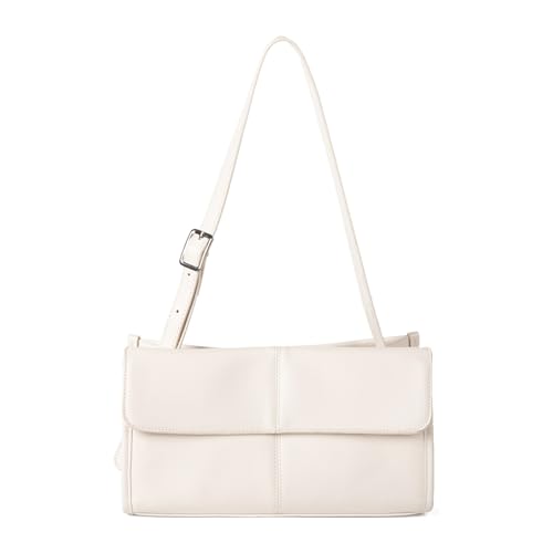 Mllepjdh Retro Unterarmtasche Mit Verstellbarem Riemen Geräumige Innenorganisatoren Modische PU Leder Schulterbeteiligte Koreanische Mode Unterarm Geldbörse von Mllepjdh