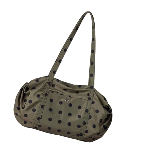 Mllepjdh Stylish Umhängetasche Tränenresistente Nylon Leicht Und Geräumig Für Den Täglichen Gebrauch Von Frauen. Süße Punkthandtasche von Mllepjdh