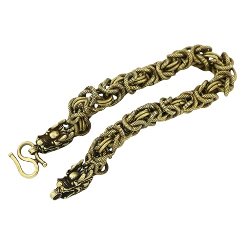 Mllepjdh Vintage Inspirierte Coppers Dragon Head Armband Schmuck Perfekt Für Trendsetter Und Retro Enthusiasten Gleichermaßen Retro von Mllepjdh