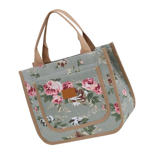 Mllepjdh Wiederverwendbare Stoffeinkaufstasche Geräumige Innenraum Leichtes Design Handtasche Aufbewahrungstaschen Für Reisebotten Gegenstände Geräumige Pendlertasche von Mllepjdh