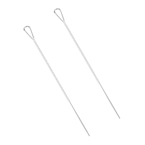 Raffinierte Tropfenförmige Silberoomdrähte Leichte Anti Allergie Anhängerzubehör Für Formelle Veranstaltung Premium Silber Minimalist Schmuck von Mllepjdh