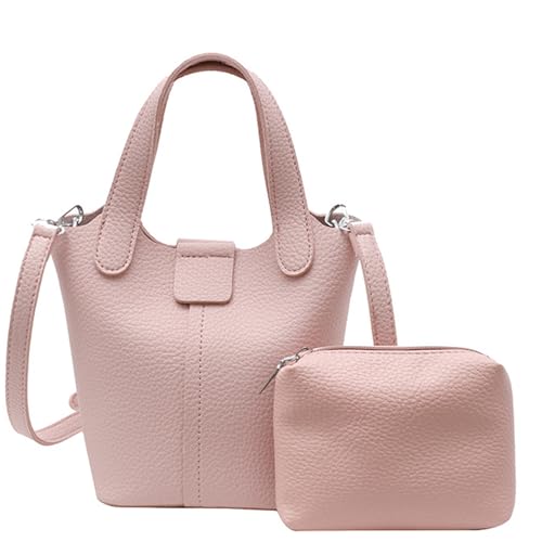 Solid Color Crossbody Bag Für Frauen Lässig Eimer PU Leder Schulter Trendy Handtasche Modische Messengermessen von Mllepjdh