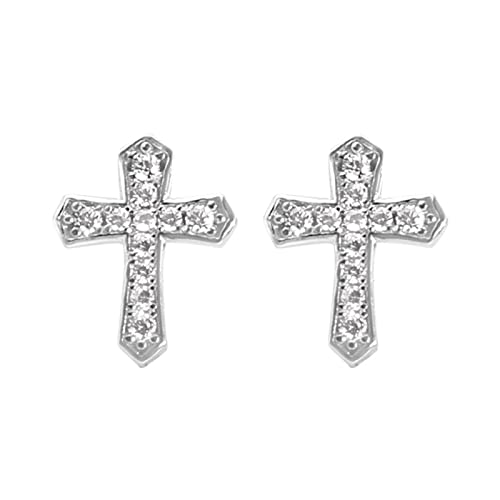 Sparke Strasskreuz Earrings Piercing Bolder Ohrring Einfacher Minimalistischer Schmuck Für Frauen Kruzifix Ohrring Origination Kleine Kreuzung Für Frauen Baumeln Funkelnd von Mllepjdh