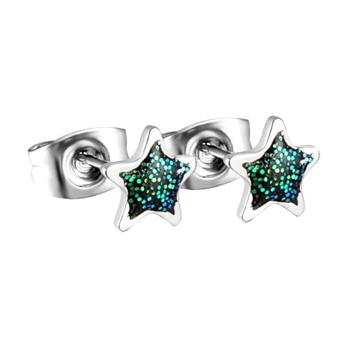 Star Studs Ohrringe Kreatives Ohrzugriff Stilvolle Sternohroelschsten Für Teenager Und Jugendliche Modeliebhaber Präsentieren Moderne Partyschmuck von Mllepjdh