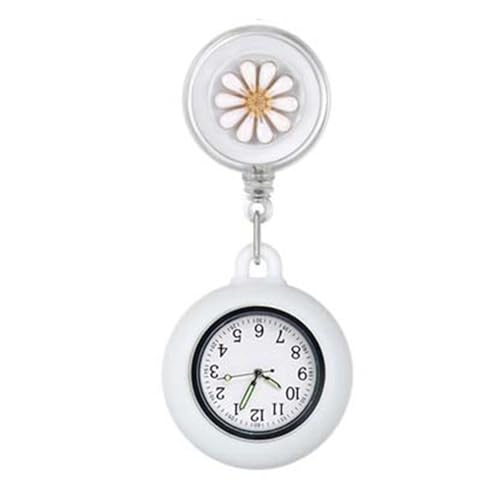 Unisex leuchtende Dreieck-Clip-Taschenuhr, tragbare Brust-Hängeuhr, niedriges Licht, Umgebungsuhr für Medizin, Büro, häufige Überprüfung, I von Mllepjdh