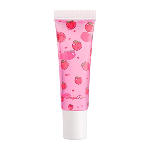 Lip Oil Hydrating Lip Balm, langanhaltende feuchtigkeitsspendende feuchtigkeitsspendende Lippenpflege Lip Base Fruchtiger klarer Lipgloss mit Spiegeleffekt 5ml von Mllkcao