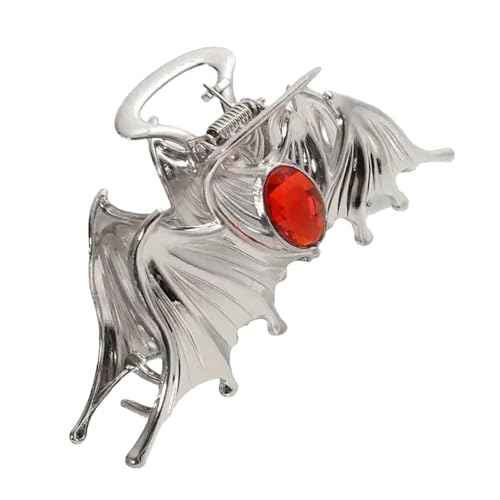 Bat Hair Clip | Scary Bat Claw | Metal Bat Design, Gothic Hair Clips, Metal Scary Bat Design Claw Clips, Gothic Alligator Clip Hair Barrettes Styling Supplies for Women Females von Mlllokfki