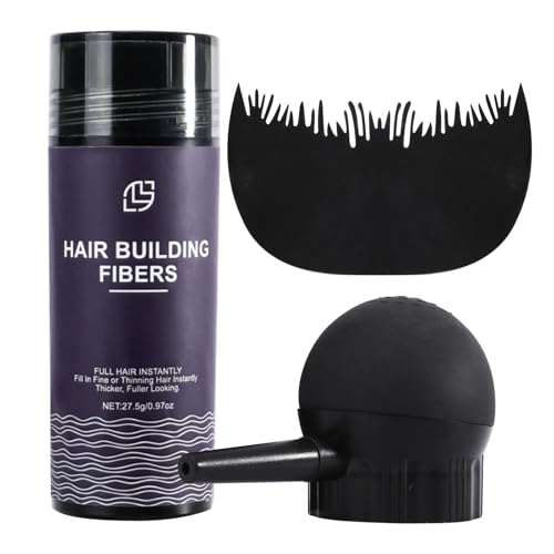 Hair Thickening Powder, Hair Fiber Filler, Thinning Hair Solution, Hairline Beard Filler Hair Volumizing Spray Hair Thickening Fibers Hair Styling Powder Hair Loss Remedy von Mlllokfki
