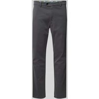 Mmx Regular Fit Chino mit Eingrifftaschen Modell 'LUPUS' in Anthrazit, Größe 33/32 von Mmx