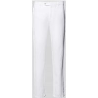 Mmx Regular Fit Leinenhose mit Gürtelschlaufen Modell 'LYNX' in Weiss, Größe 33/32 von Mmx
