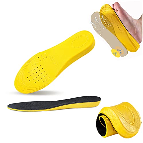 1.5-3.5cm Invisiable Height Increase Insoles Shoe Lifts for Men and Women with Hypoli Layer and Air Holes- Breathable Shock Absorption Arch Support Insoles Heel Lift Cushion Inserts (43-44,2.5cm) von MnPalettey