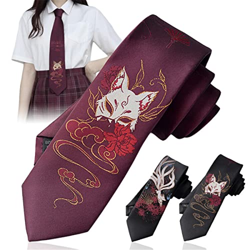 3 Stücke Japanischer Anime Fox Tie Neck Cosplay JK Kleidung Männer Frauen Kawaii Zubehör Requisiten Kostüm für Hochzeit Graduierung Schule Cosplay 3 Stücke Japanischer Anime Fox Tie Neck Cosplay JK Kleidung Männer Frauen Kawaii Zubehör Requisiten Kostüm für Hochzeit Graduierung Schule Cosplay von MnPalettey