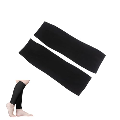 1 Paar Waden Medizinische Kompressionsstrümpfe,Stützstrümpfe Damen,Thrombosestrümpfe mit 20-30 mmHg Klasse 2 Gradientenkompression,Waden Kompression,Stützstrümpfe Ohne Fuß,Compression Socks (Schwarz) von MniimaLuxe