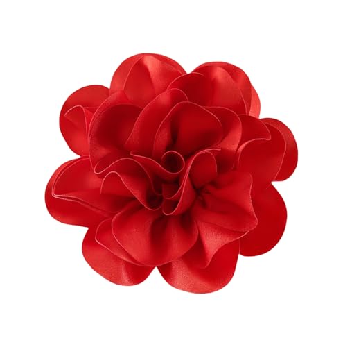 Ansteckblume,Brosche Damen Zierliche Satin,Brosche Blume für Damen Abschlussball Hochzeit Kleidungszubehör von MniimaLuxe