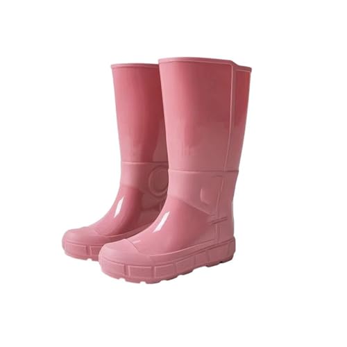 Damen Regenstiefel, mittelhoch, einfarbig, rutschfest, wasserdicht, modische Schuhe, Pnnrk, 39 EU von Mnjyihy