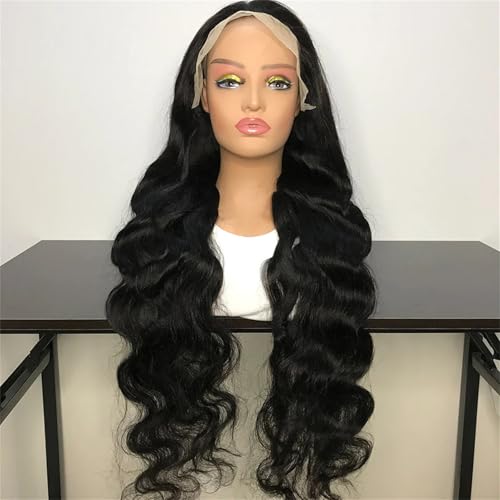 Frauen 250 Dichte Body Wave 13X6 Hd Lace Front Perücke 360 Lace Frontal Perücken Pre Gezupft Lace Echthaar 1 20in#250#13x6 von Mnjyihy