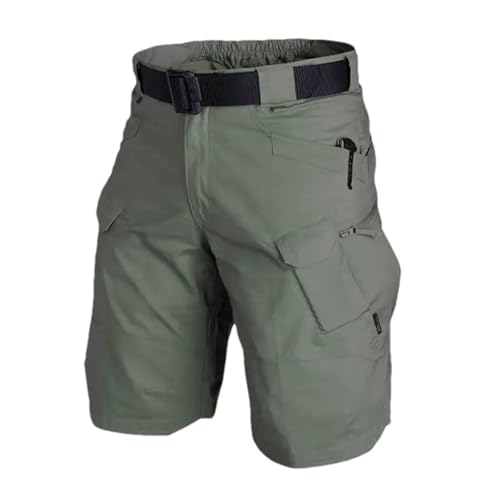 Mnjyihy Männer Sommer wasserdichte Multi Pocket Shorts Cargo Shorts Im Freien Taktische Kleidung Jagd Angeln Kurze EN8 No Belt L von Mnjyihy