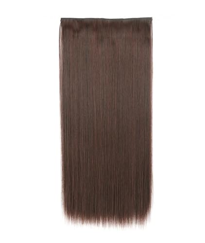 Synthetische 5 Clip In Haarverlängerung Für Frauen Natürliches Blond Braun Lange Gewellte Frisur Hitzebeständiges Haarteil 55–80 Cm Kunsthaar 2 331 22inches 55cm von Mnjyihy