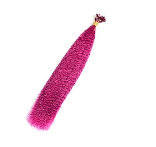 Synthetische Farbige Federstränge Für Damen 10 Stück/Set Lila Federhaar Für Mädchen Gefälschtes Haarteil 5 16inches von Mnjyihy