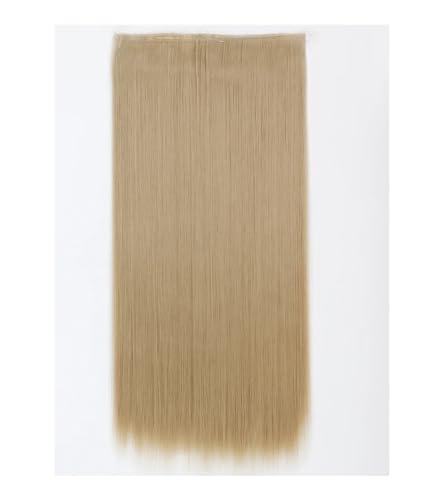 Synthetische Lange Gerade Frisuren Für Frauen 5 Clip In Haarverlängerungen Blond Braun 22 32 Zoll Hitzebeständiges Gefälschtes Haarteil D1012 24 22inches 55cm von Mnjyihy