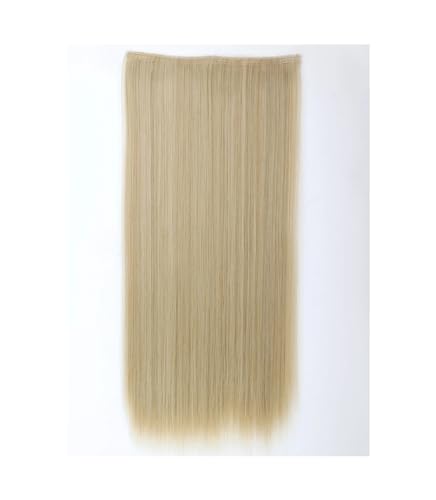 Synthetische Lange Gerade Frisuren Für Frauen 5 Clip In Haarverlängerungen Blond Braun 22 32 Zoll Hitzebeständiges Gefälschtes Haarteil D1012 24 613 22inches 55cm von Mnjyihy