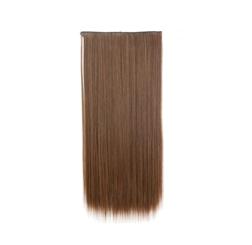 Synthetische Lange Gerade Frisuren Für Frauen 5 Clip In Haarverlängerungen Blond Braun 22 32 Zoll Hitzebeständiges Gefälschtes Haarteil D1012 4 30 22inches 55cm von Mnjyihy